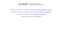 Tablet Screenshot of joiningforces.aanp.org