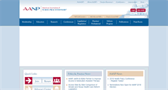 Desktop Screenshot of aanp.org
